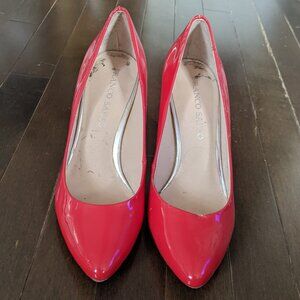 Franco Sarto red pumps